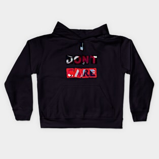 I Don't Care - Retro 80s Punk Kids Hoodie